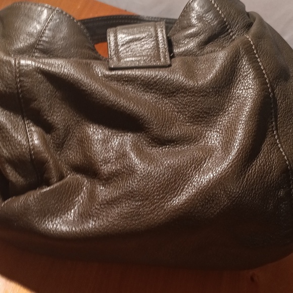 Michael Kors Dark Olive  Leather Shoulder Bag - Picture 8 of 14
